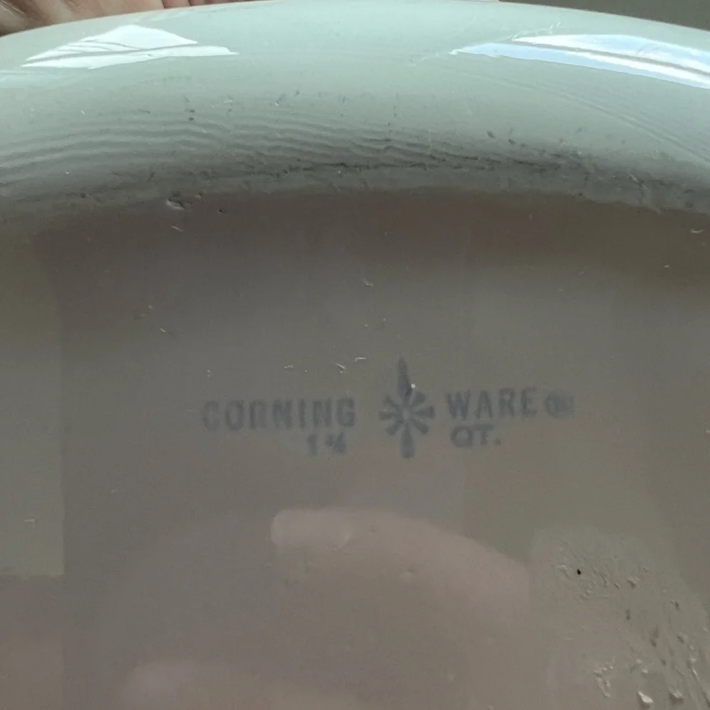Vintage Corelle Corningware Blue Cornflower Casserole